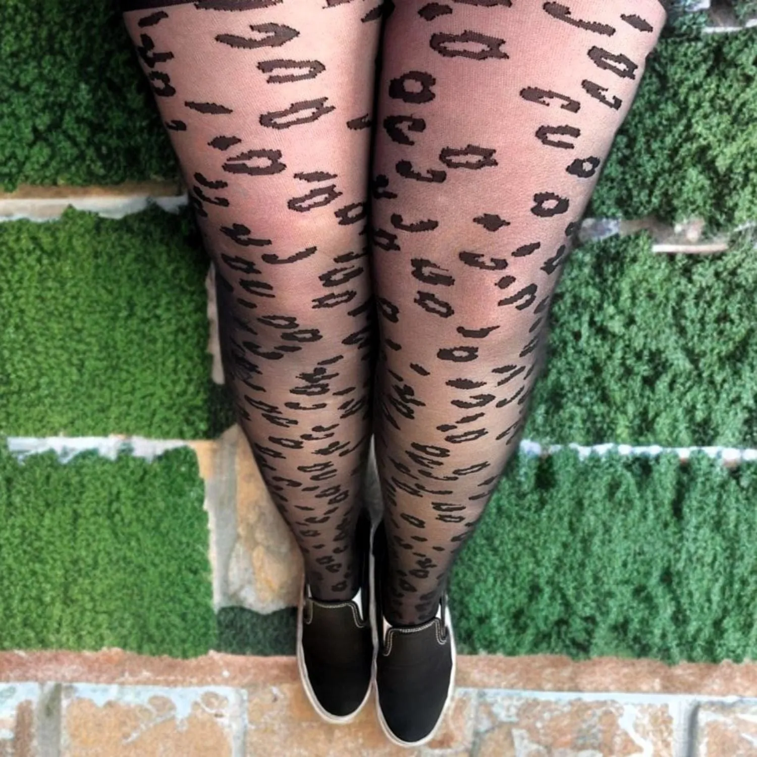 Nocturnal - Leopard Print Tights