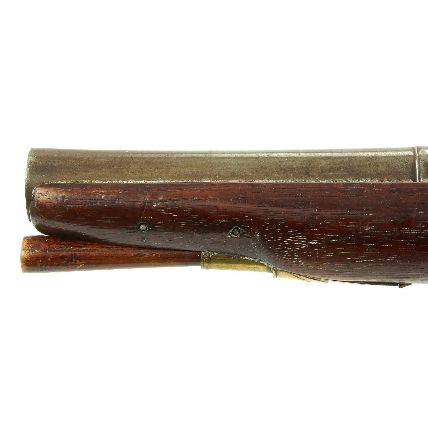 Original British Napoleonic Flintlock Overcoat Pistol by T. Richards of London - c. 1800