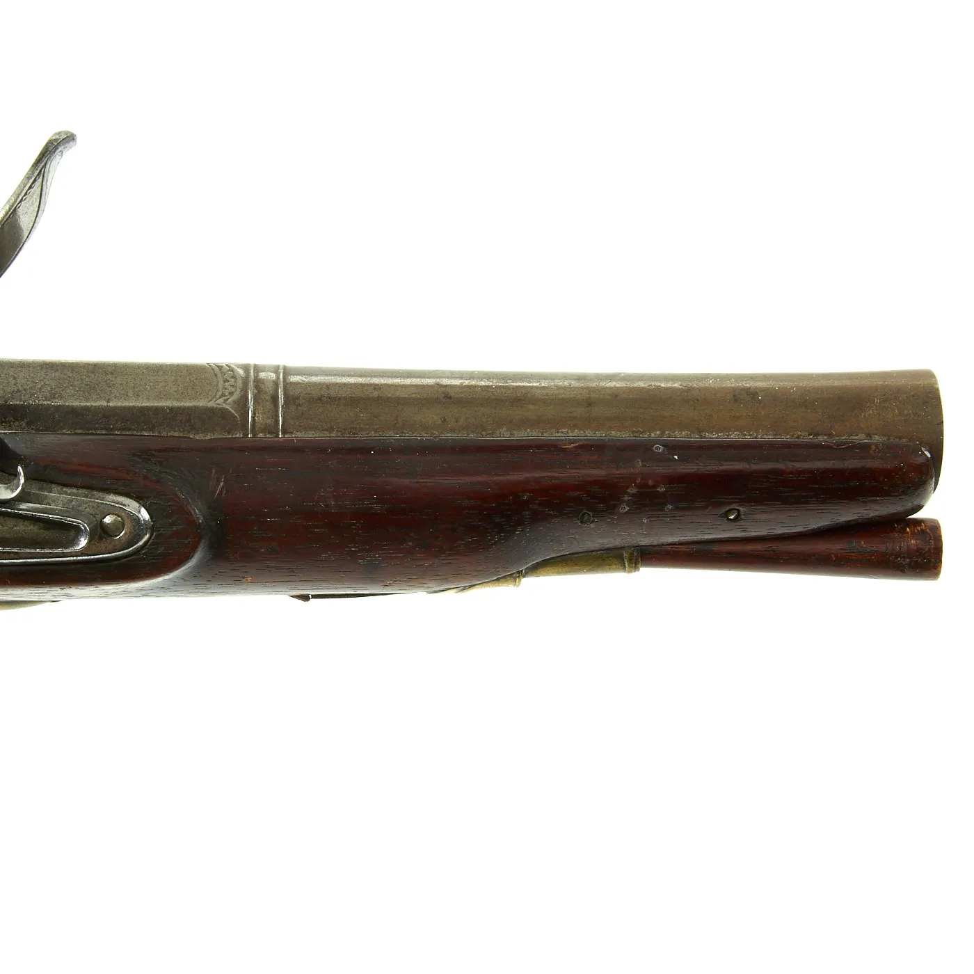 Original British Napoleonic Flintlock Overcoat Pistol by T. Richards of London - c. 1800