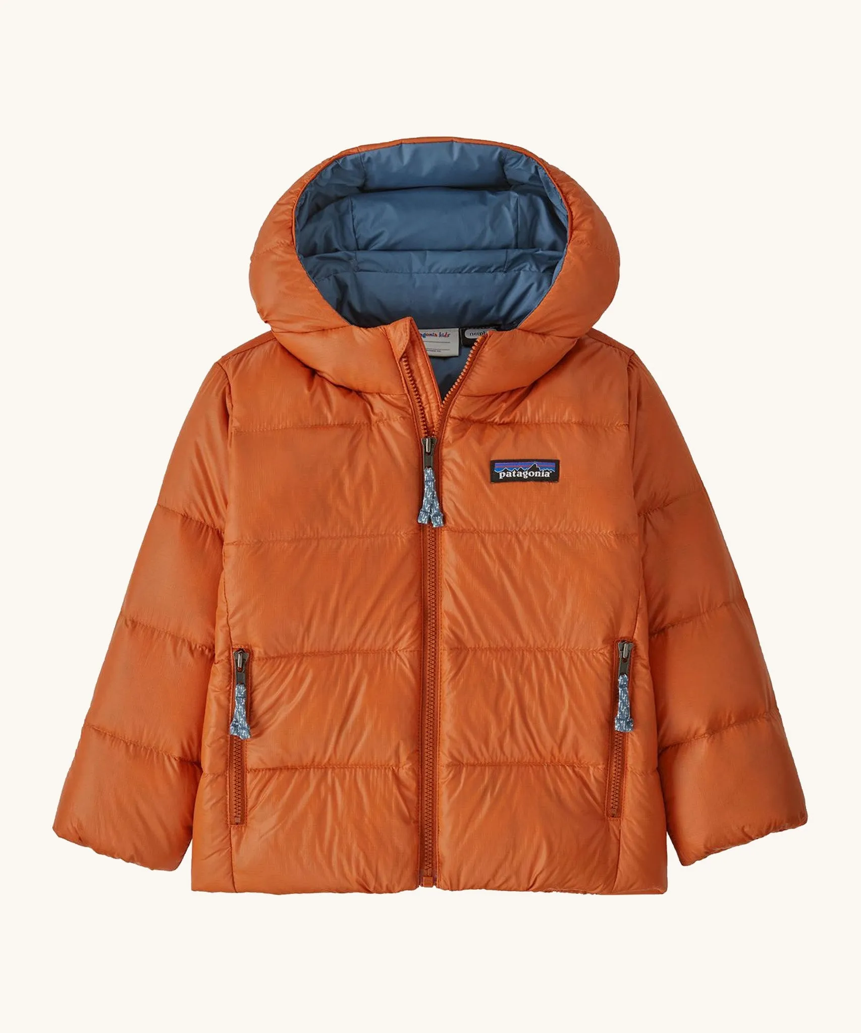 Patagonia Baby Hi-Loft Down Sweater Hoody Redtail Rust