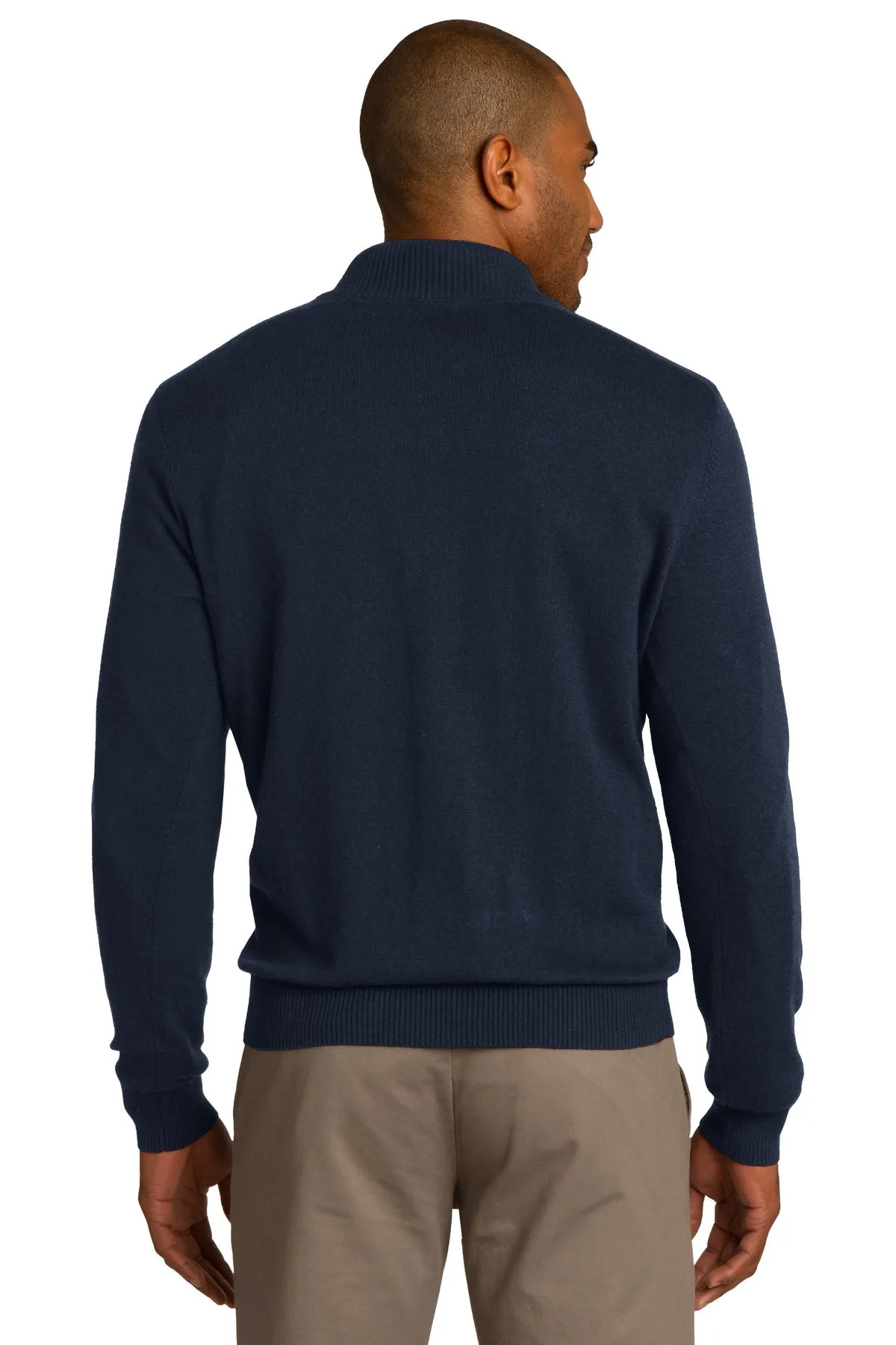 Port Authority 1/2-Zip Branded Sweaters, Navy