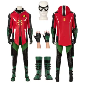 Robin Cosplay Batman Gotham Knights Costume Halloween Superhero Outfit