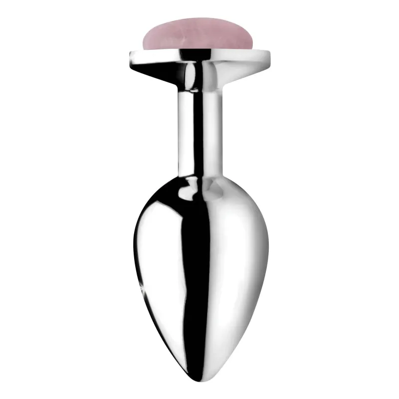 Rose Quartz Anal Plug - Medium