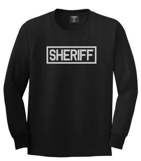 Sheriff County Police Mens Long Sleeve T-Shirt