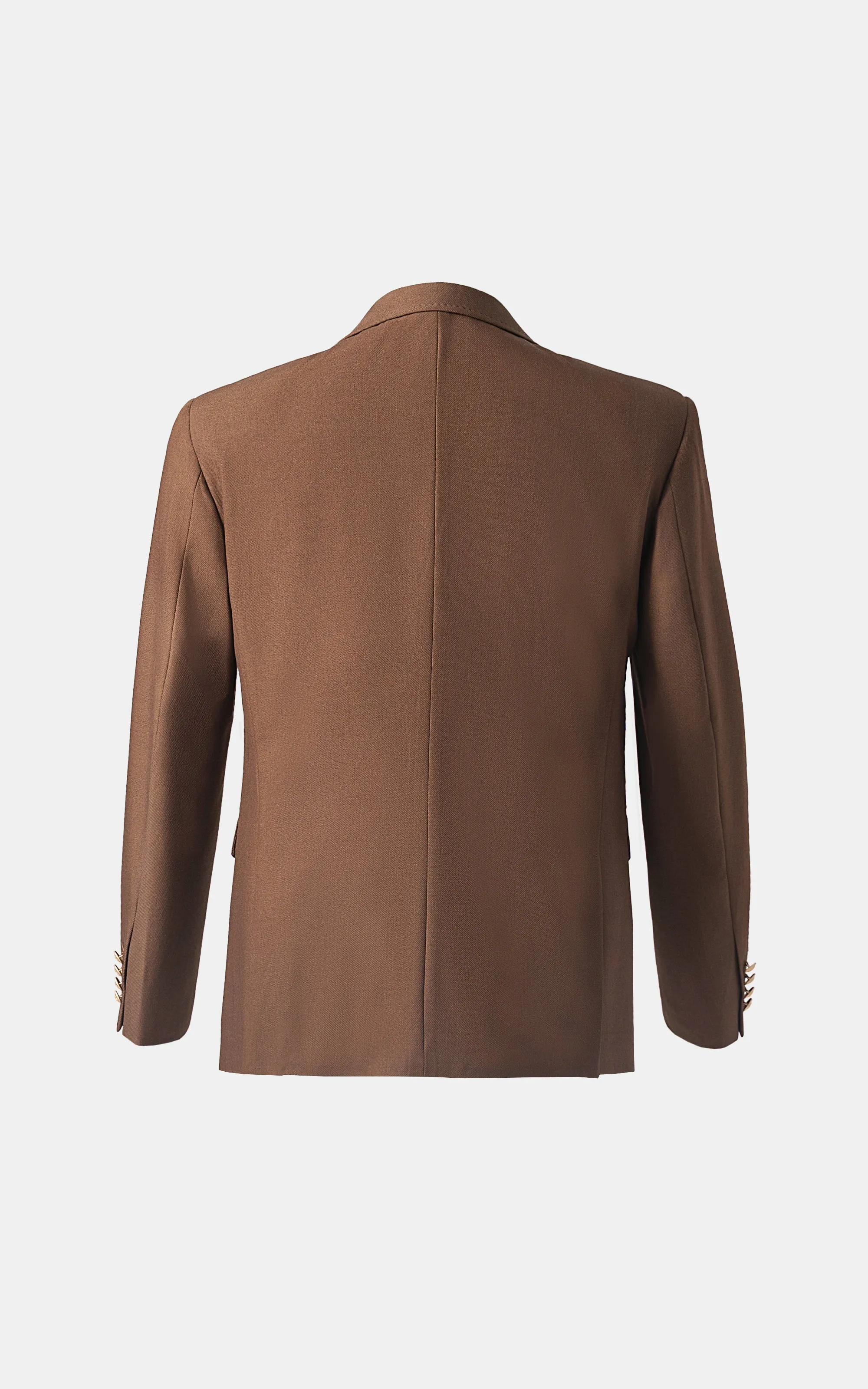 SIGNATURE DOUBLE BREASTED COAT COFFEE