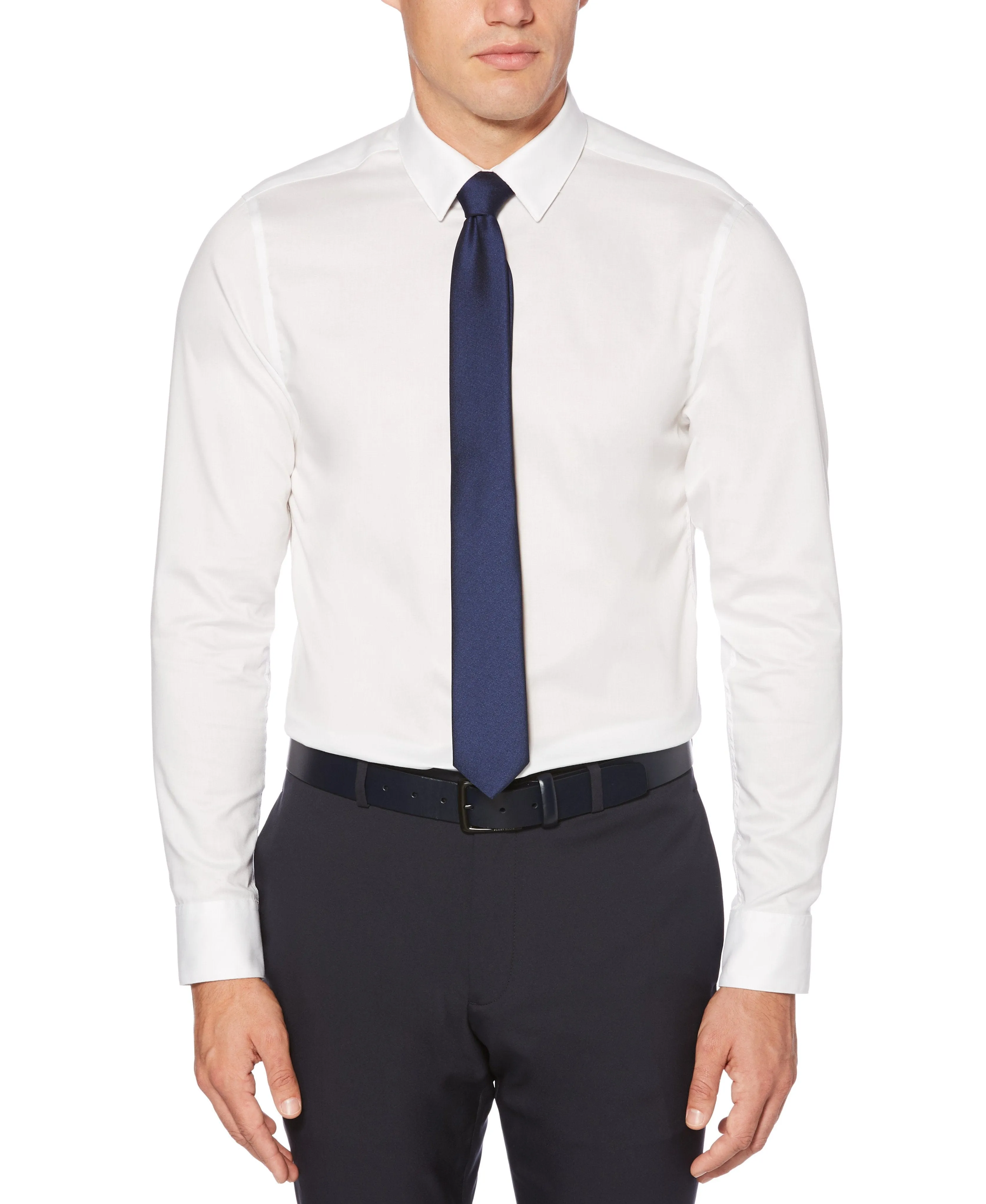 Slim Fit Non-Iron Solid Dress Shirt