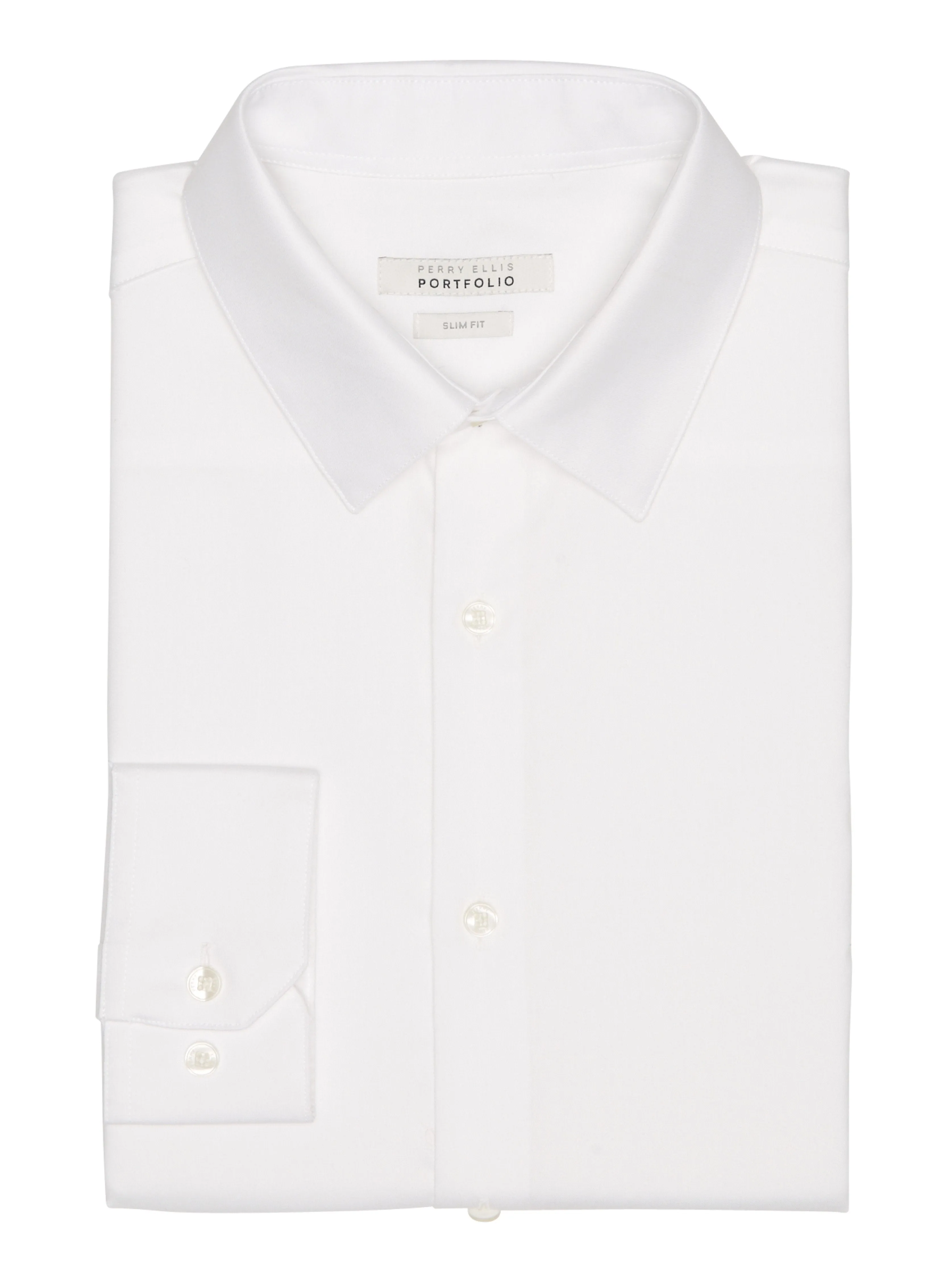 Slim Fit Non-Iron Solid Dress Shirt