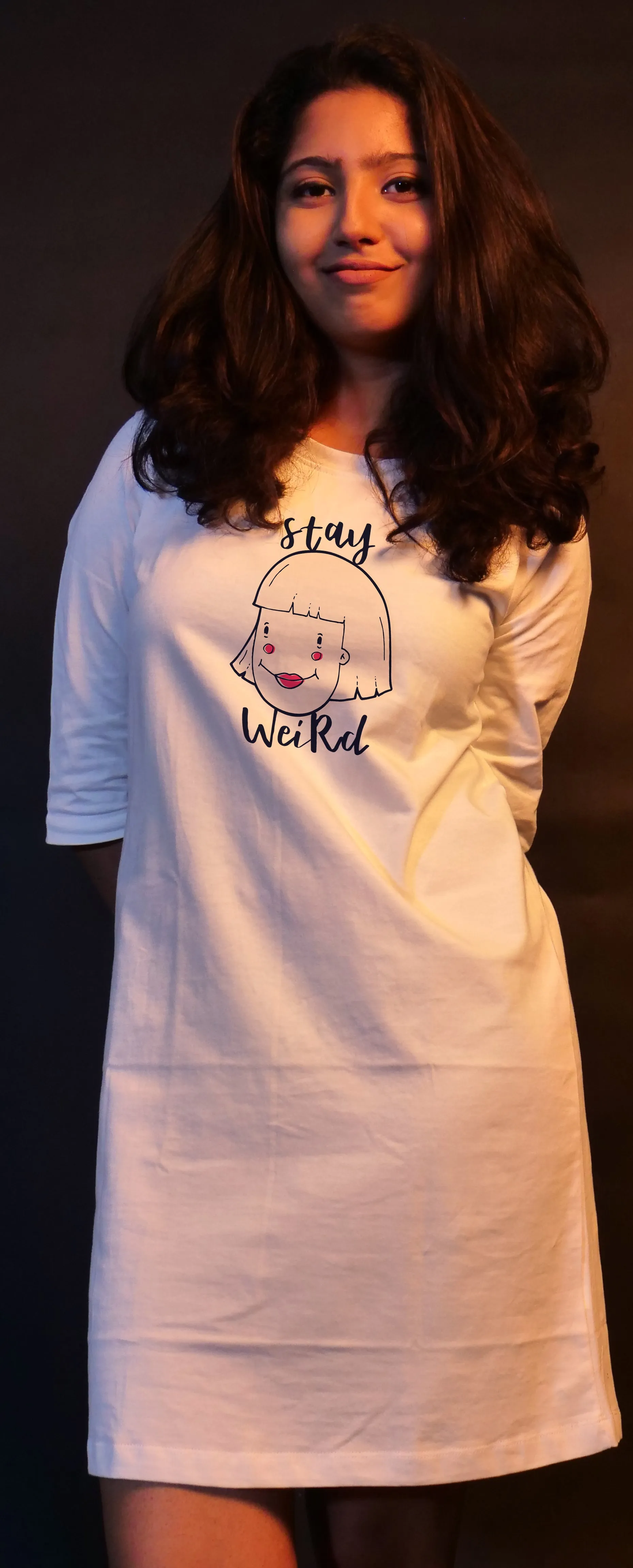 Stay Weird Classic Tshirt Dress