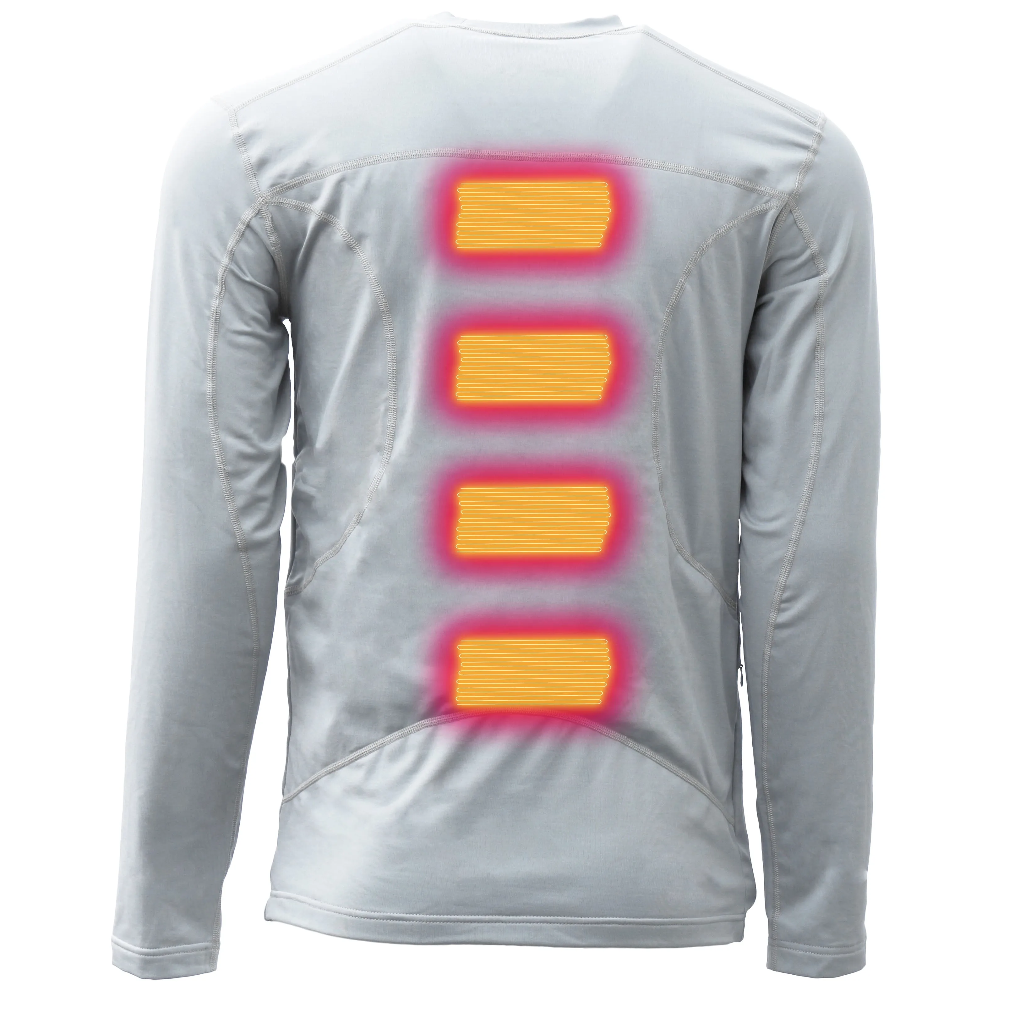 TACTICAL 5v Heated Base Layer - Grey