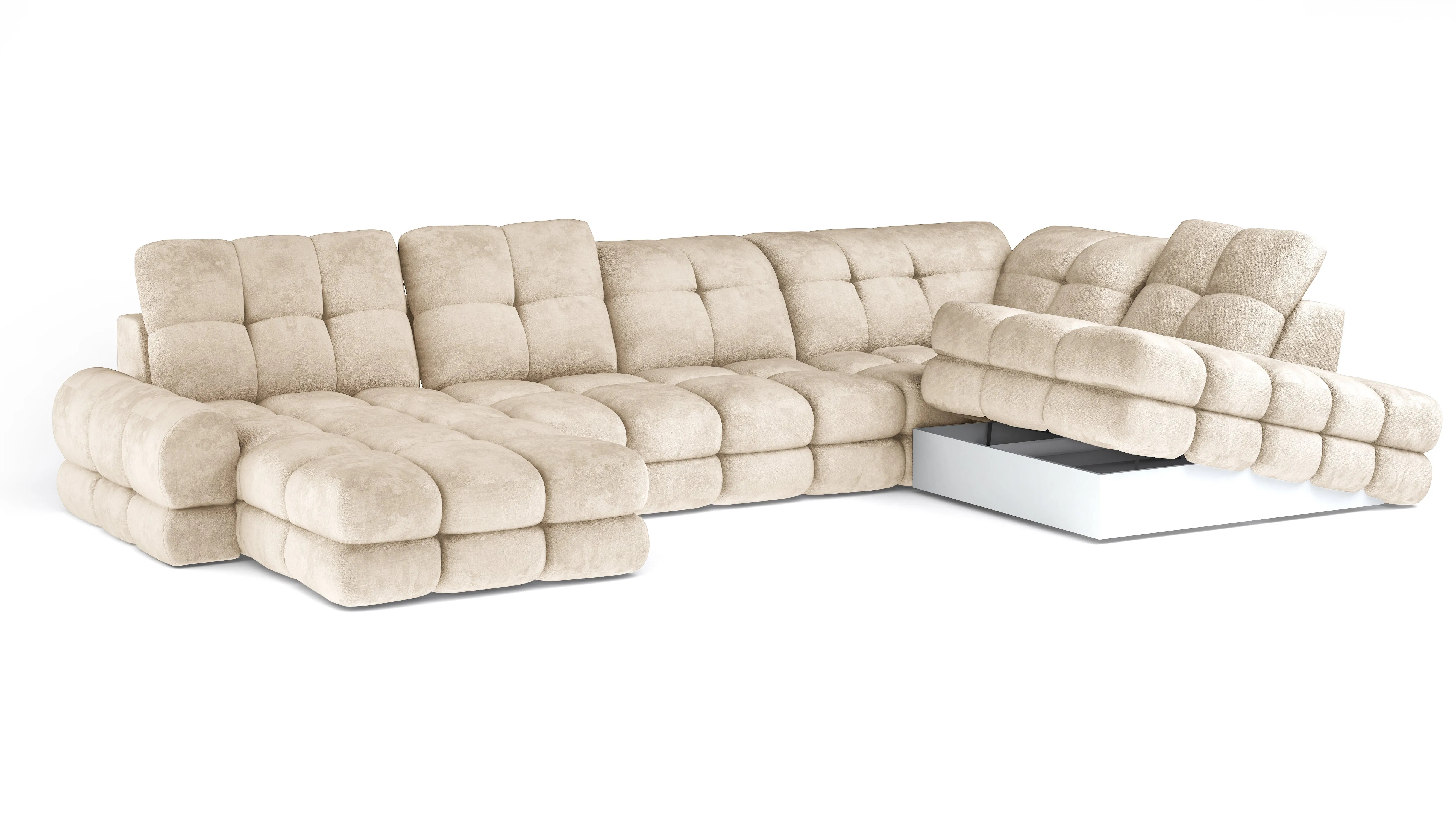 TORO XL 157.5" x 87" x 68" Wide Sectional with Electric Seat Extension