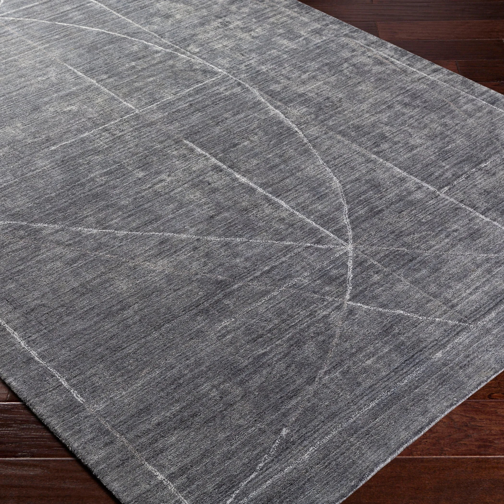 Uttermost Costilla Modern Gray 6 X 9 Rug