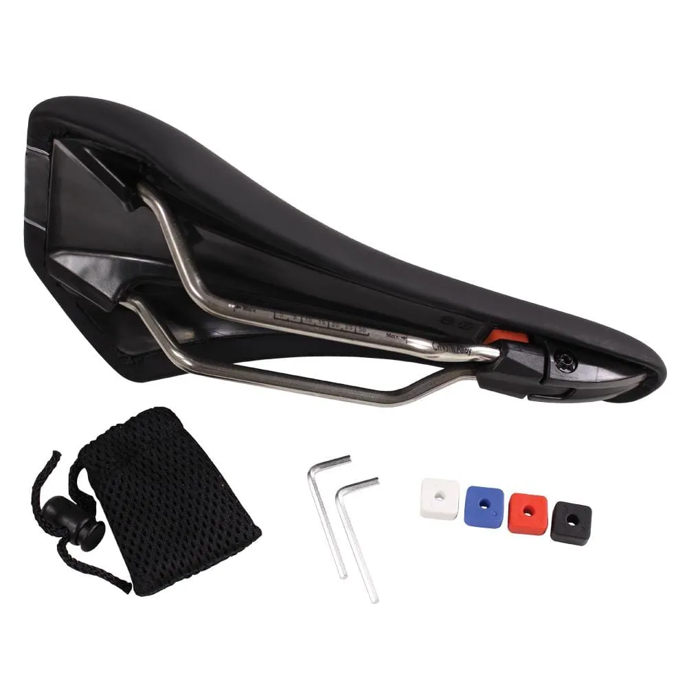 VAR-1 Variant 1 Adjustable Flex Ti Rails Bike Seat (145mm)