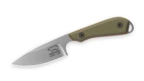 White River Knives M1 Pro Fixed Blade 3in S35VN Steel Green / Orange Textured G10 Handles